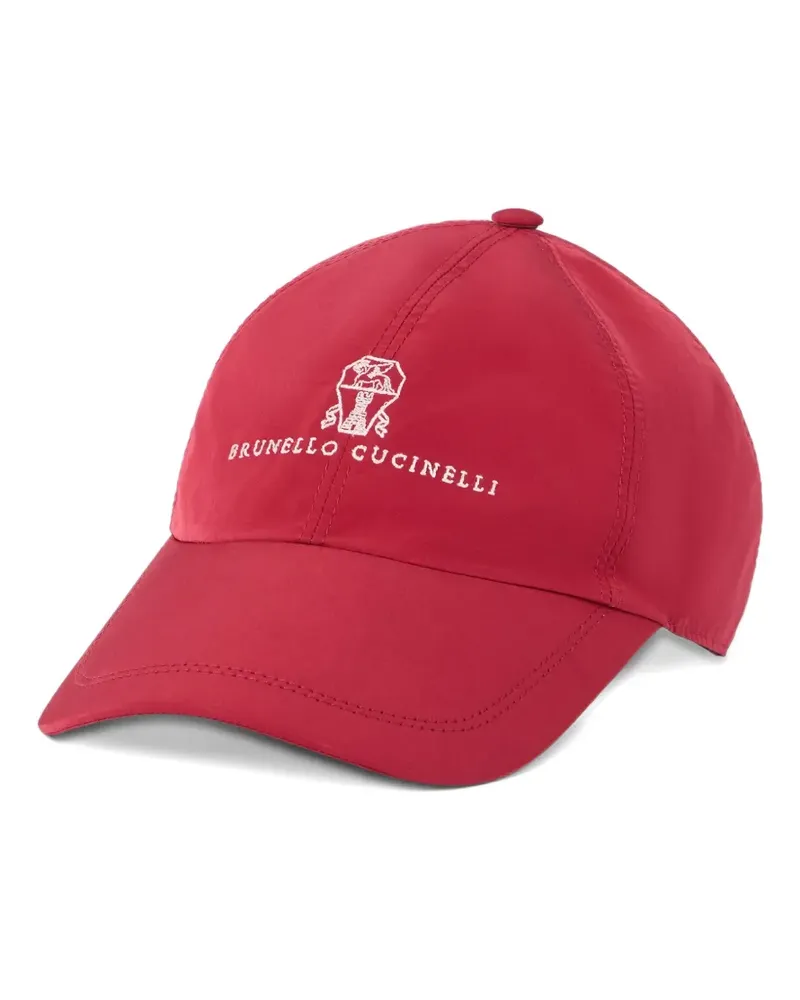 Brunello Cucinelli Wasserabweisende Baseballkappe - Rot Rot