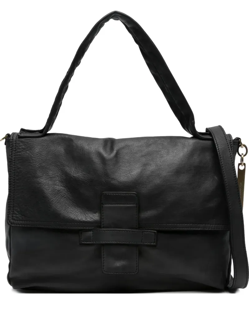 Caterina Lucchi Große Maria Schultertasche - Schwarz Schwarz