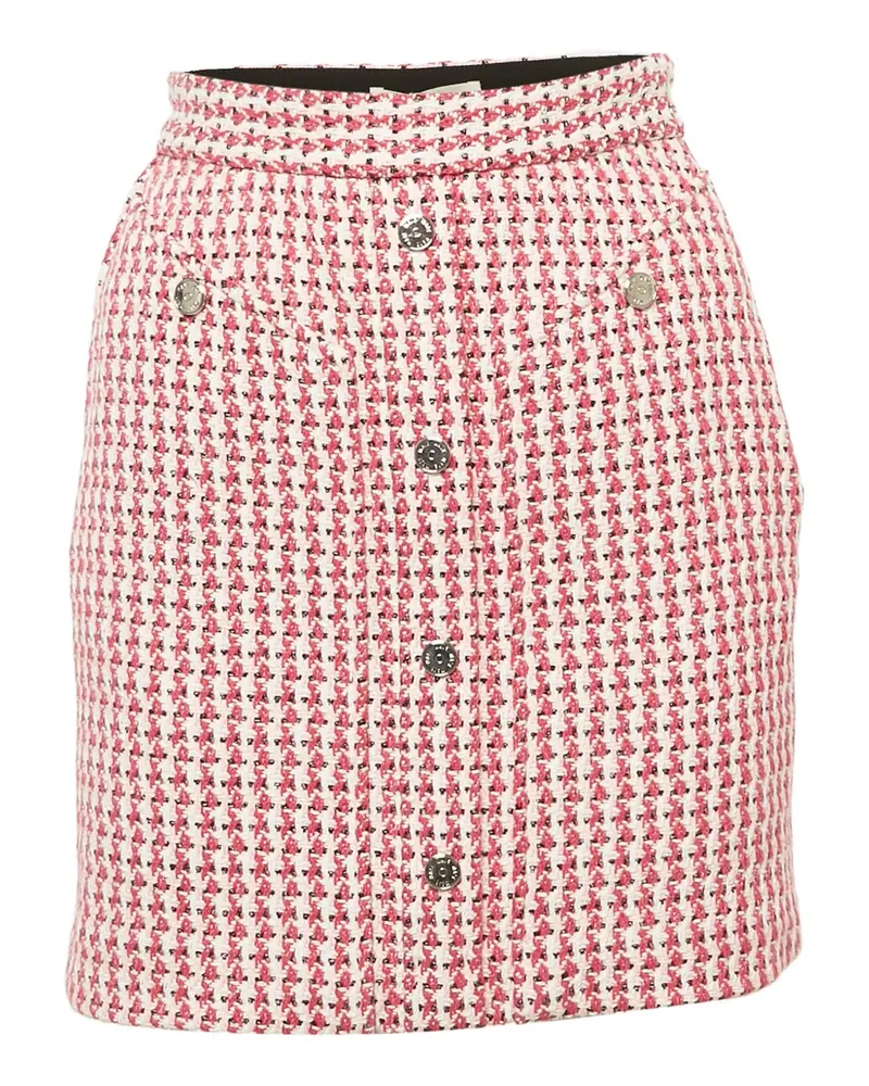 Maje Minirock aus Tweed - Rosa Rosa