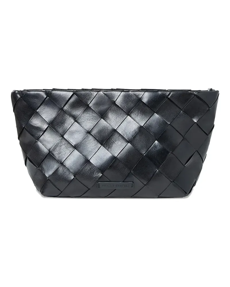 Loeffler Randall Melina woven clutch bag - Schwarz Schwarz