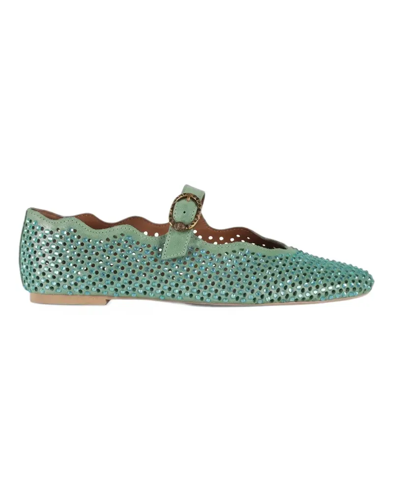 Kurt Geiger Wavy Mayfair Ballerinas - Grün Grün
