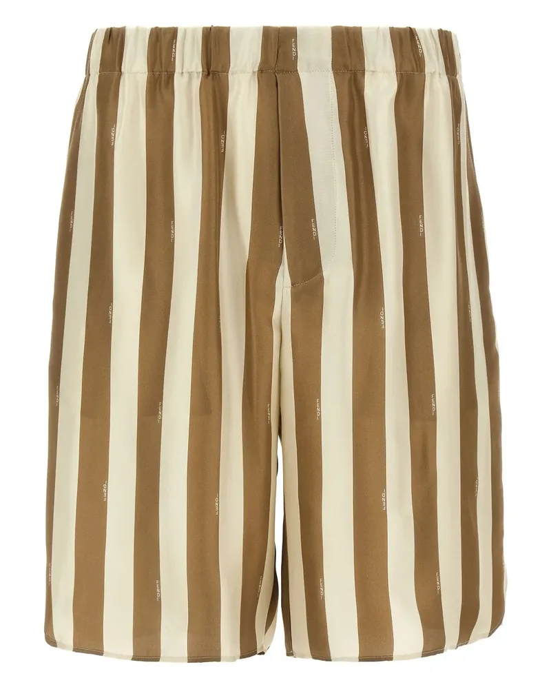 Fendi Pequin Shorts - Braun Braun