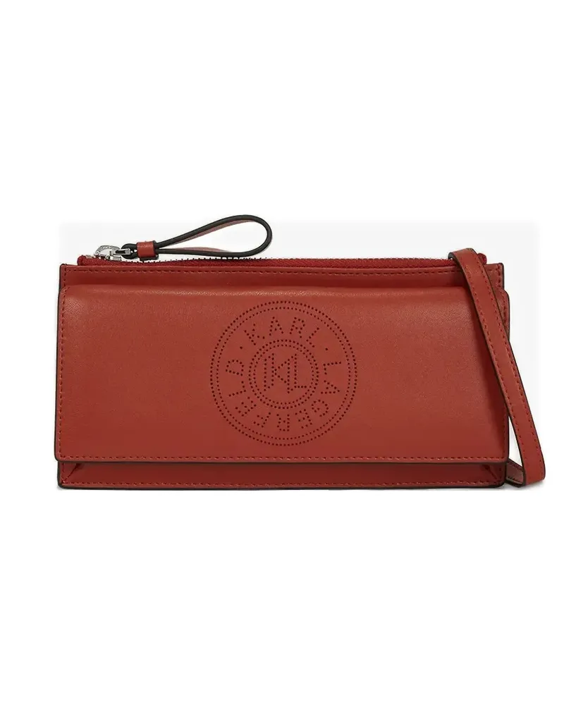 Karl Lagerfeld Umhängetasche mit Logo-Detail - Rot Rot