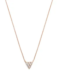 Dana Rebecca Designs 14kt Vivienne Lily Rotgoldhalskette mit Diamanten Gold