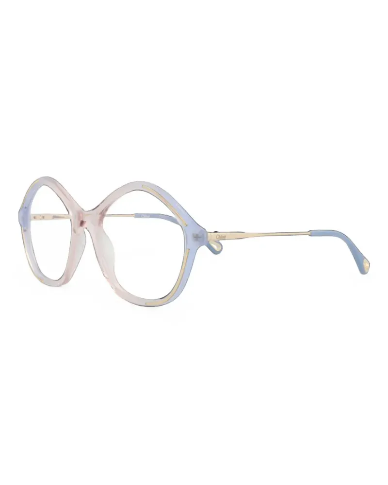 Chloé geometric-frame glasses - Gold Gold