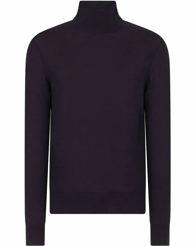 Dolce & Gabbana Kaschmirpullover mit Rollkragen - Blau Blau