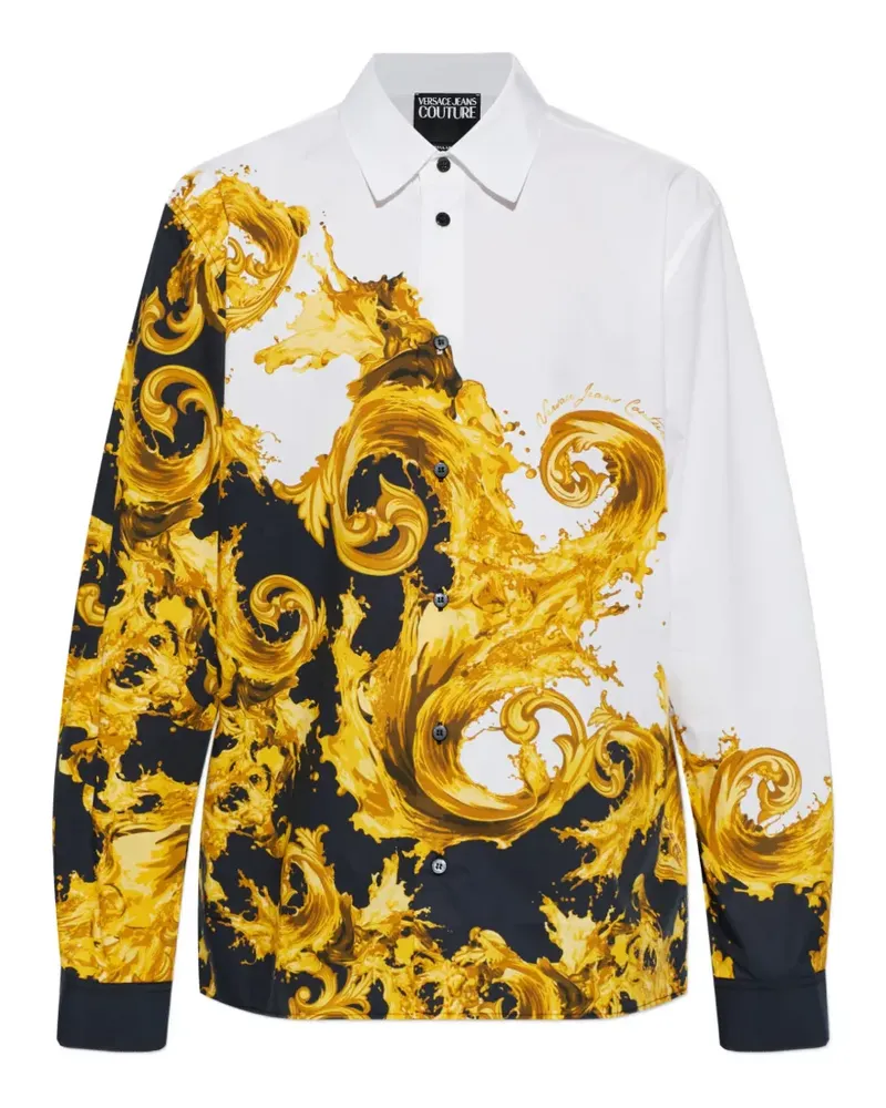 Versace Jeans barocco-print shirt - Weiß Weiß