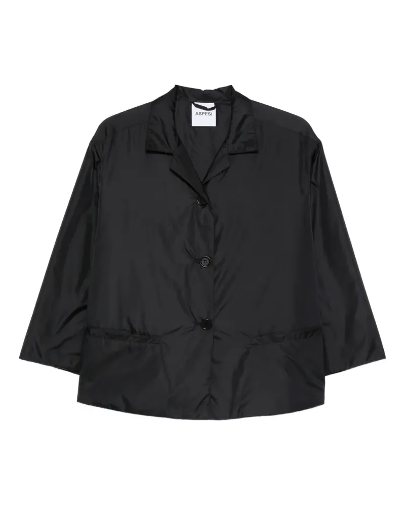 ASPESI Einreihige Wendy Jacke - Schwarz Schwarz
