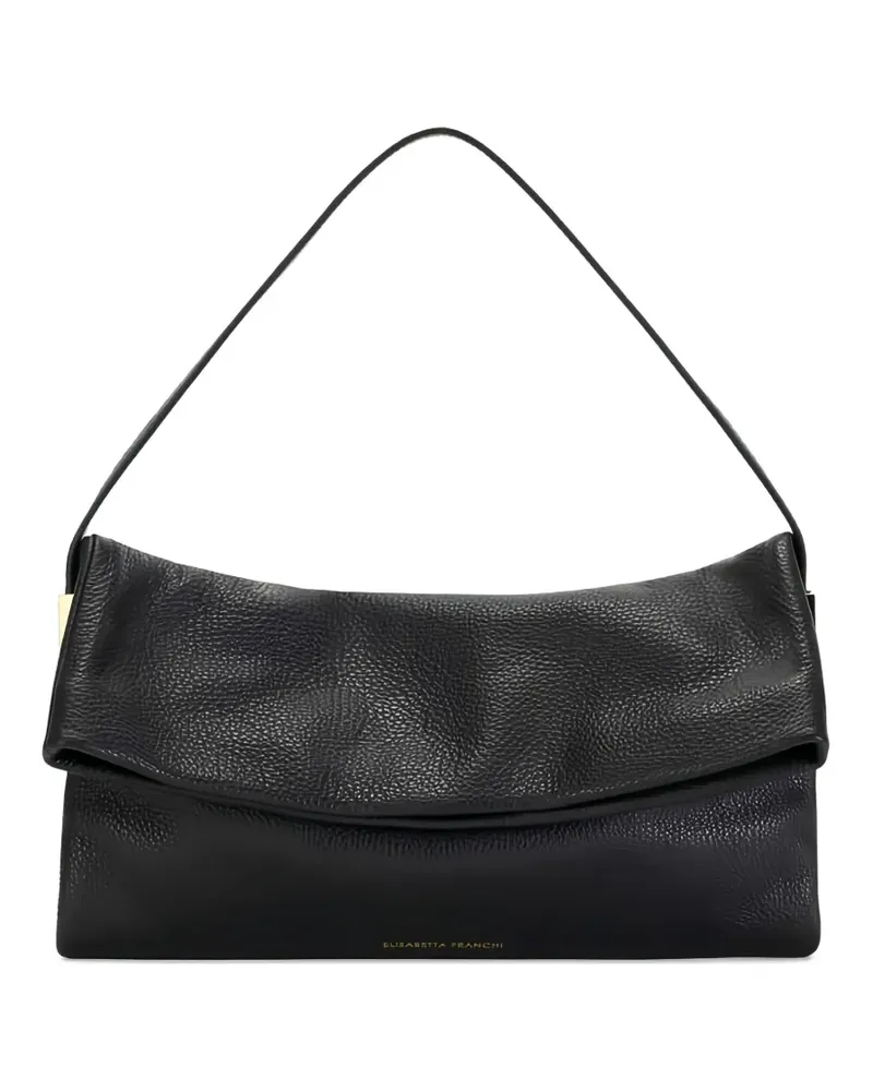 Elisabetta Franchi Schultertasche aus Leder - Schwarz Schwarz