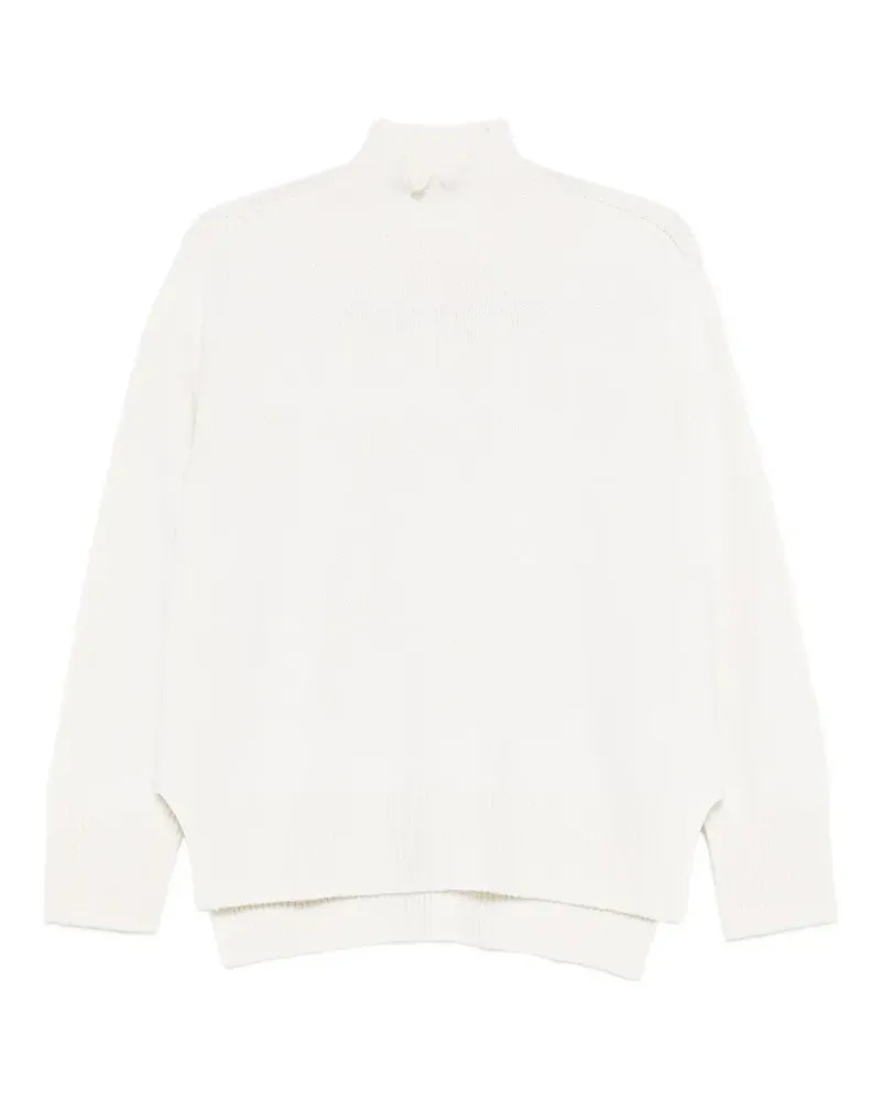 SOLOTRE high-neck sweater - Weiß Weiß