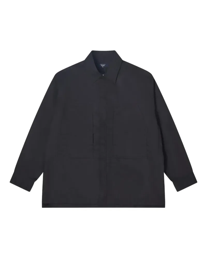Comme des Garçons Cargohemd mit Reißverschluss - Schwarz Schwarz