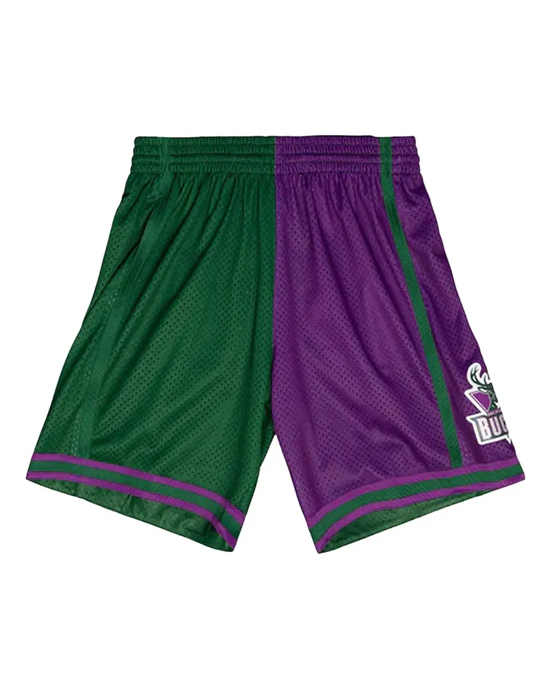 Mitchell & Ness NBA Milwaukee Bucks 1996 Swingman Shorts - Grün Grün