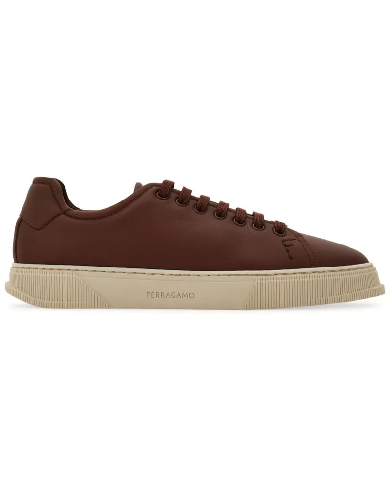 Ferragamo Klassische Sneakers - Braun Braun