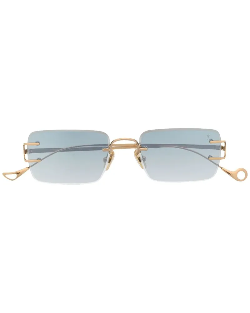 Eyepetizer Eckige Dillinger Sonnenbrille Gold