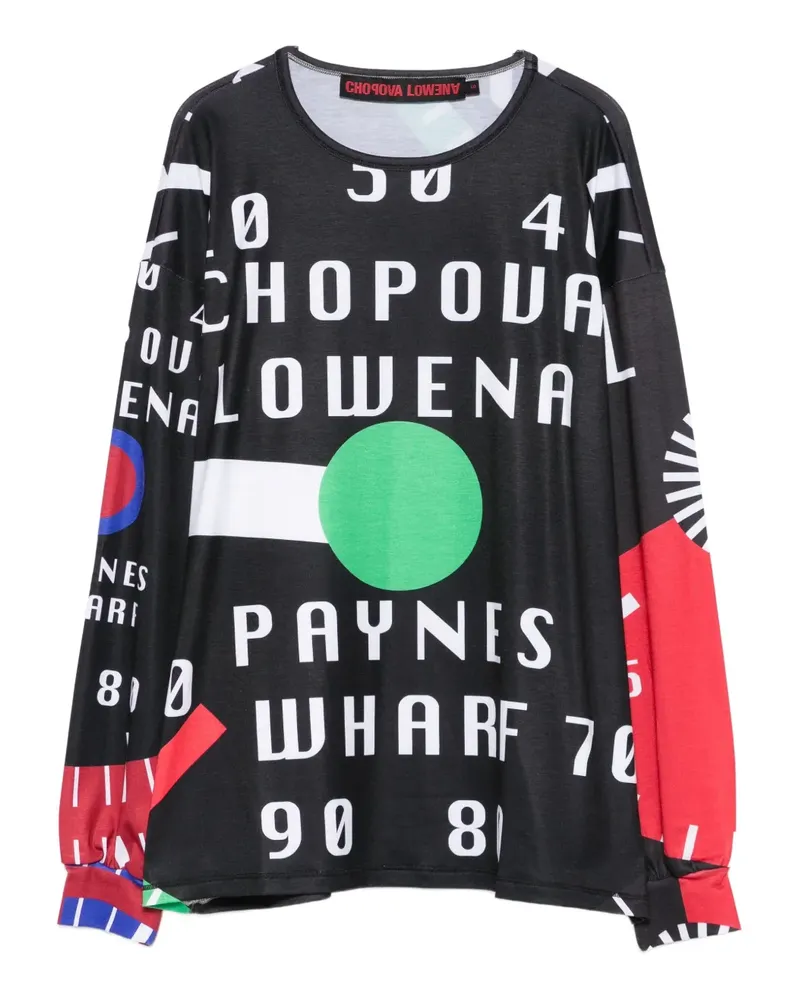 CHOPOVA LOWENA CL Speedometer T-Shirt - Schwarz Schwarz