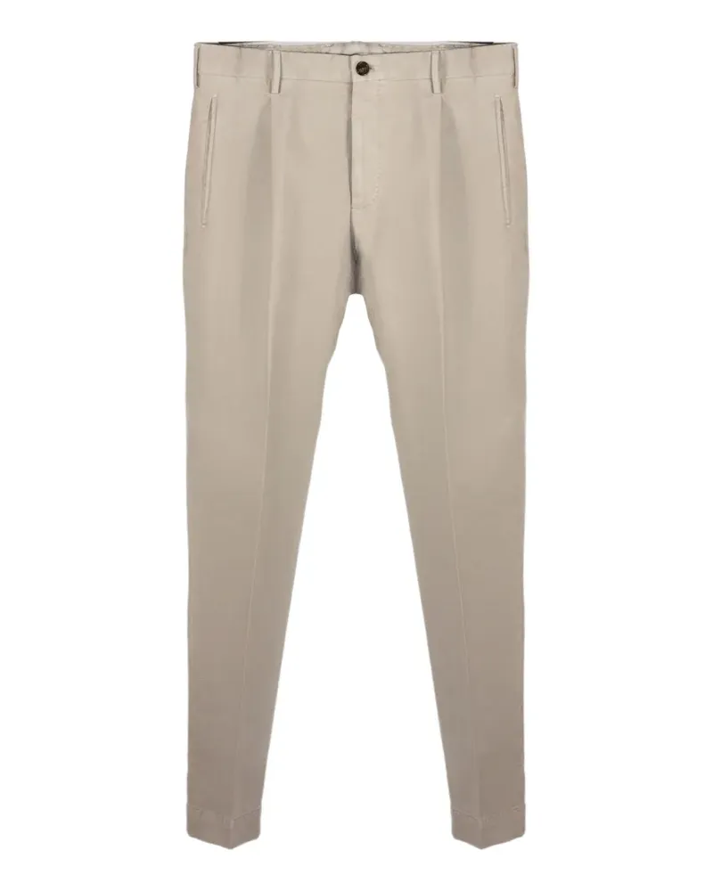 Incotex Plissierte Tapered-Hose - Nude Nude