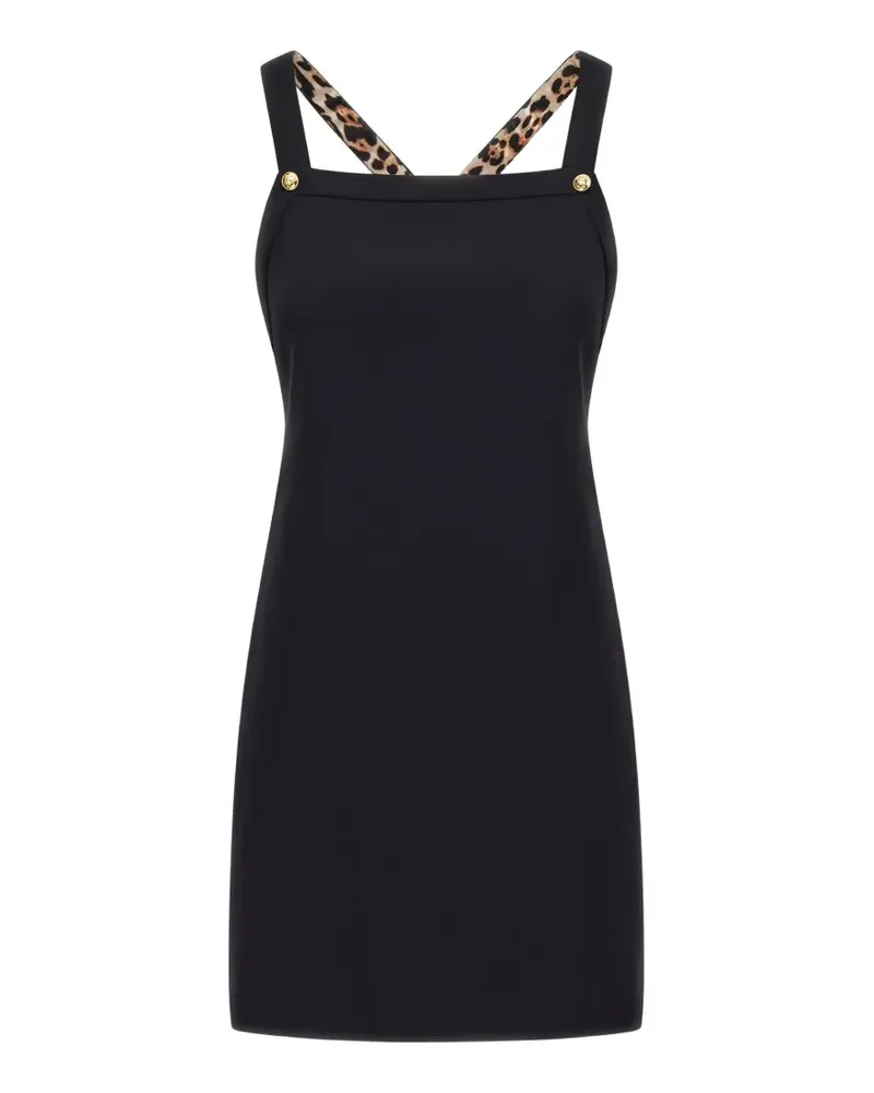 Roberto Cavalli cross-back mini dress - Schwarz Schwarz