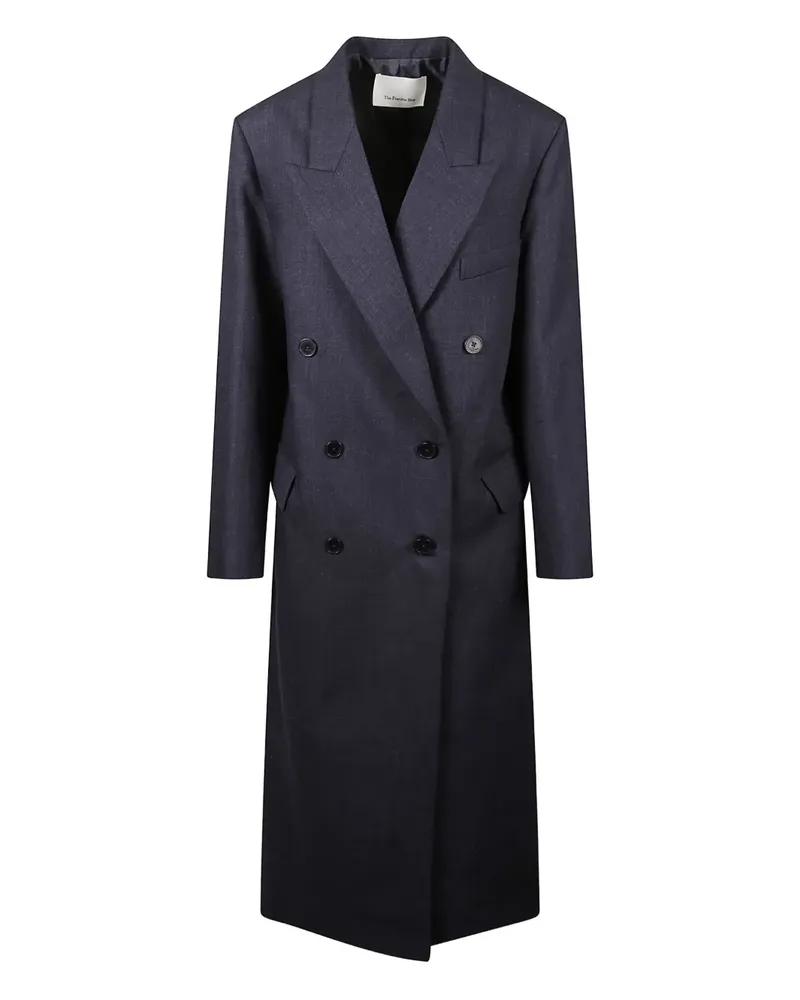 FRANKIE Shop Doppelreihiger Jane Mantel - Blau Blau