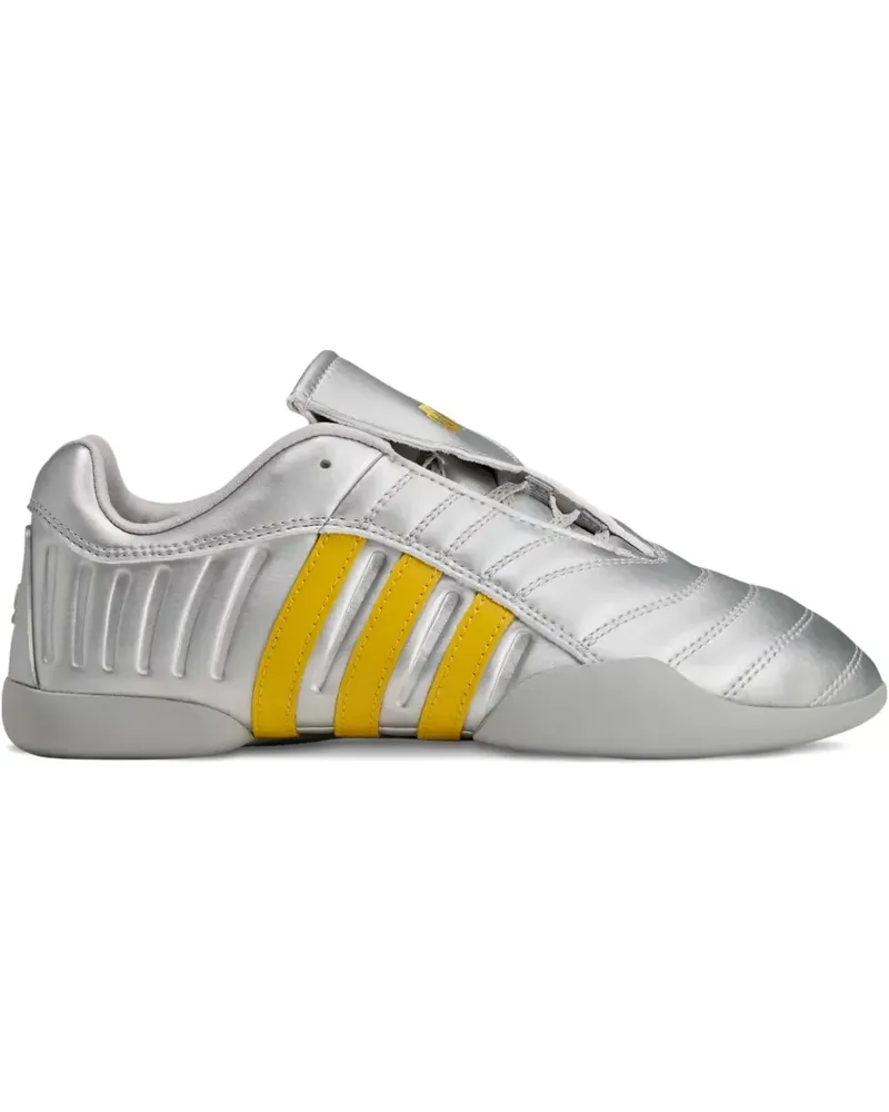 adidas Elite Mei Miaou striped trainers - Silber Silber