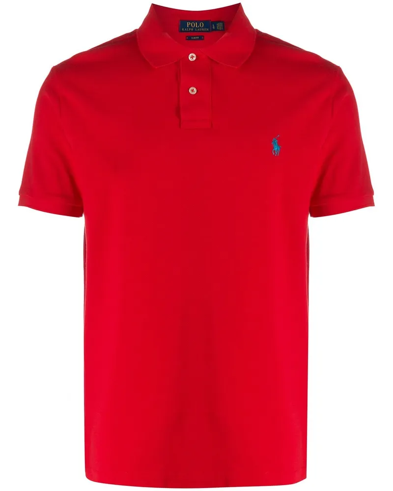 Ralph Lauren Poloshirt mit Logo-Stickerei - Rot Rot