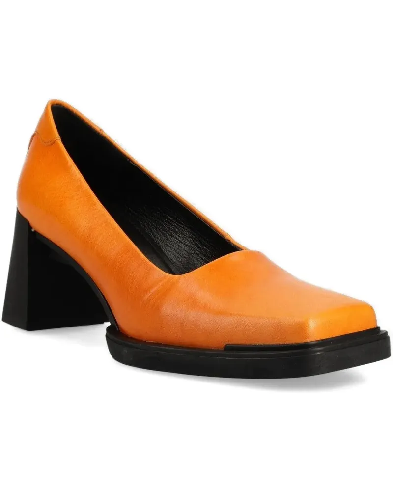 Vagabond Pumps mit Blockabsatz - Orange Orange