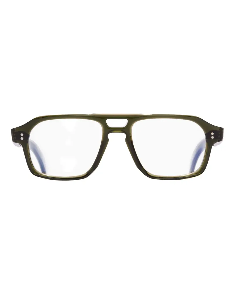 Cutler and Gross GR15 geometric-frame glasses - Grün Grün