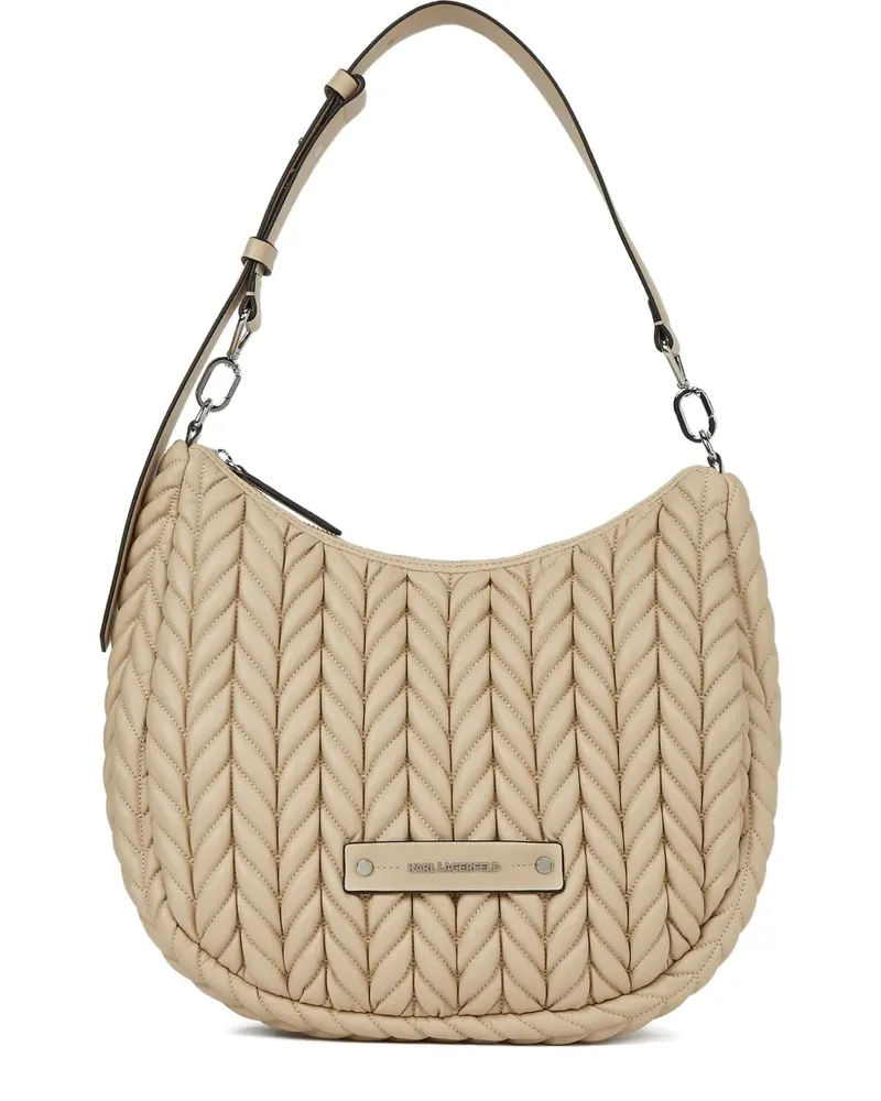 Karl Lagerfeld K/Weave Tote Bag - Nude Nude
