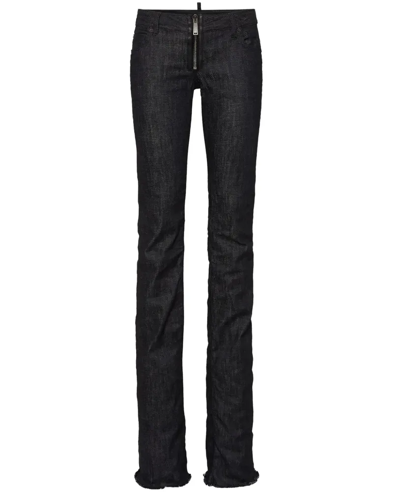 Dsquared2 Tief sitzende Skinny-Jeans - Schwarz Schwarz