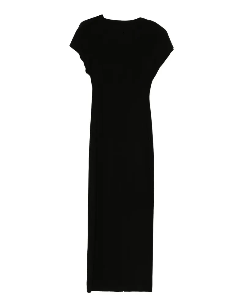 Norma Kamali short-sleeve dress - Schwarz Schwarz