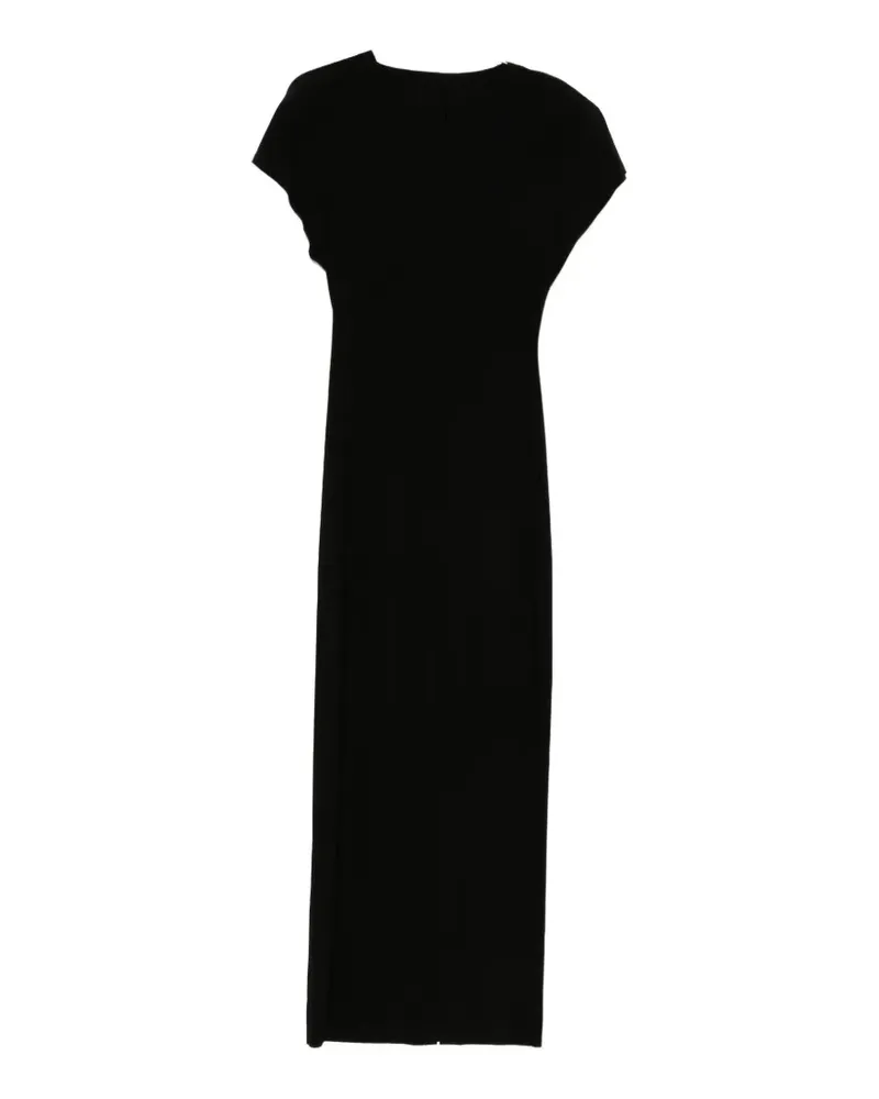 Norma Kamali short-sleeve dress - Schwarz Schwarz