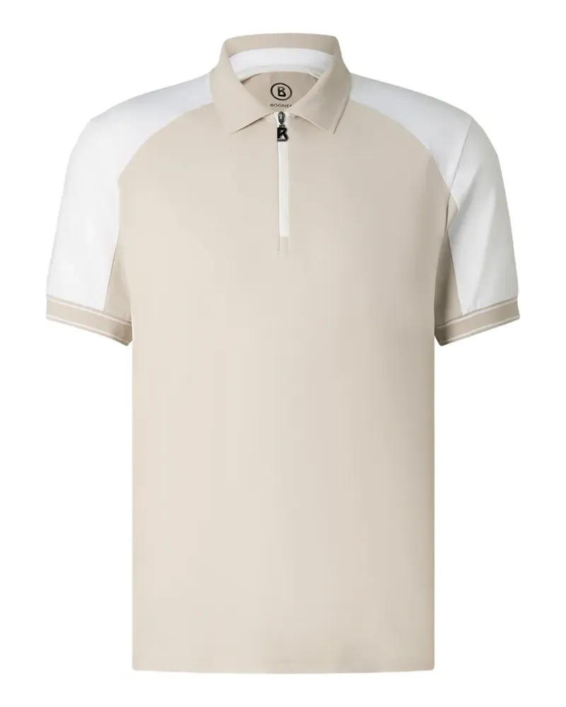 Bogner Fabius T-Shirt mit Reißverschluss - Nude Nude