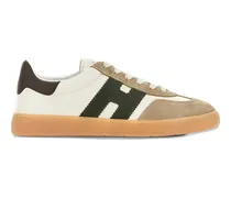 Sneakers mit Logo - Nude