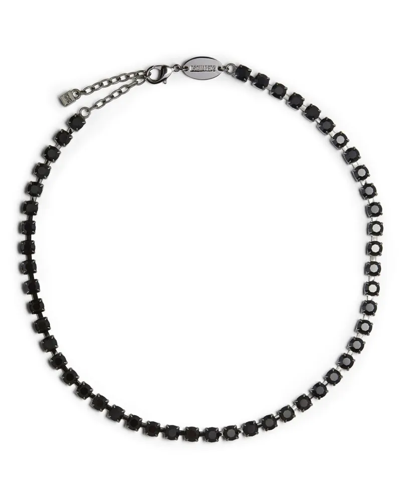 Dsquared2 Halskette mit Kristallen - Silber Silber