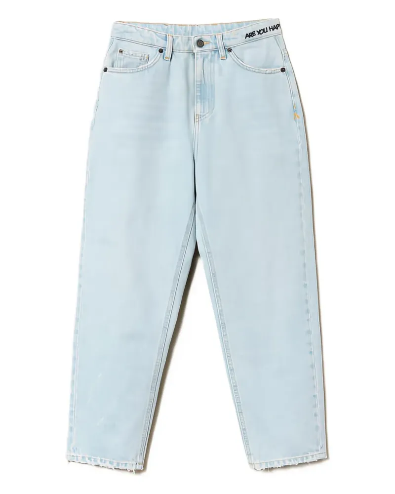 Twin-Set Ungesäumte Five-Pocket-Jeans - Blau Blau