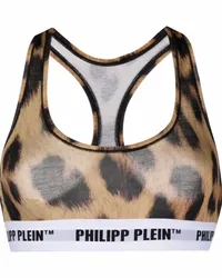 Philipp Plein BH mit Leoparden-Print Nude