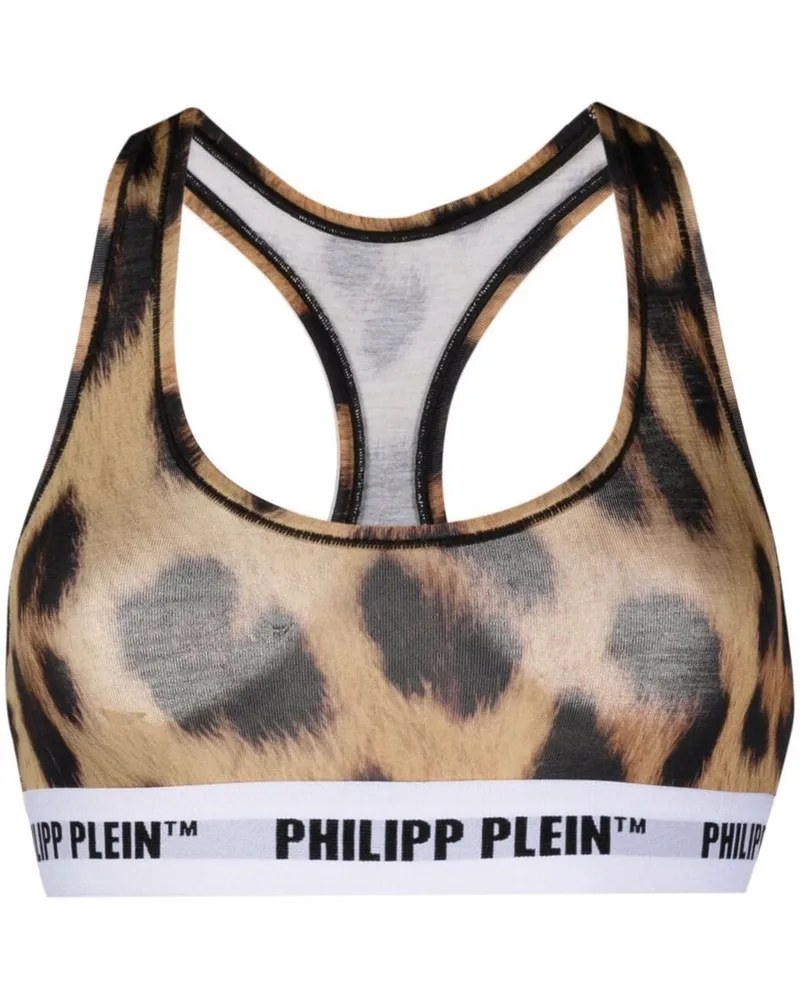 Philipp Plein BH mit Leoparden-Print - Nude Nude