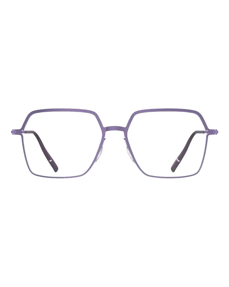 Silhouette Titanium Reframed geometric-frame glasses - Violett Violett