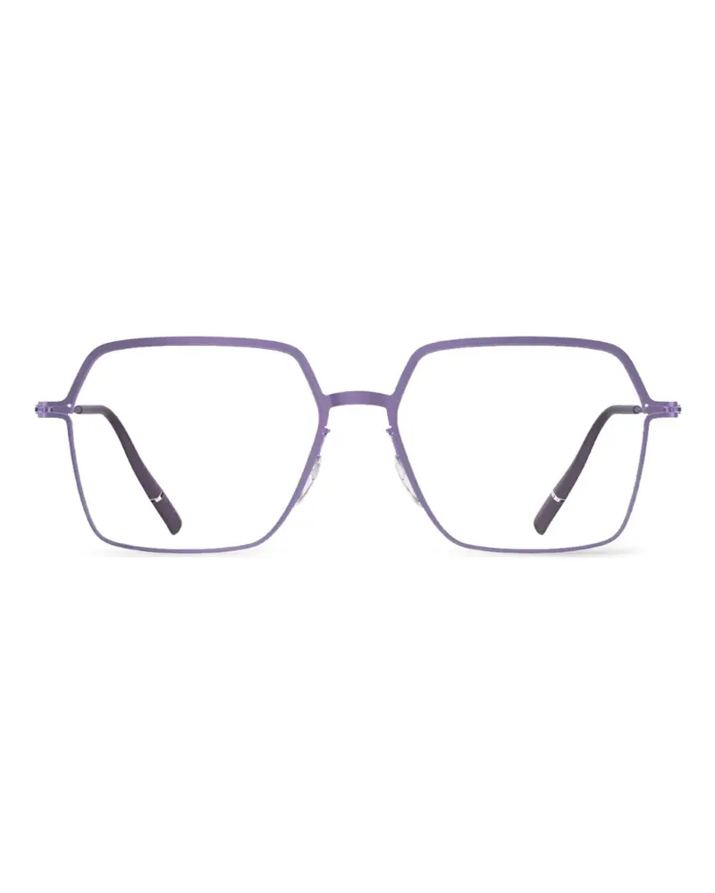 Silhouette Titanium Reframed geometric-frame glasses - Violett Violett
