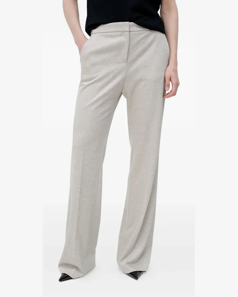 HUGO BOSS flared trousers - Grau Grau