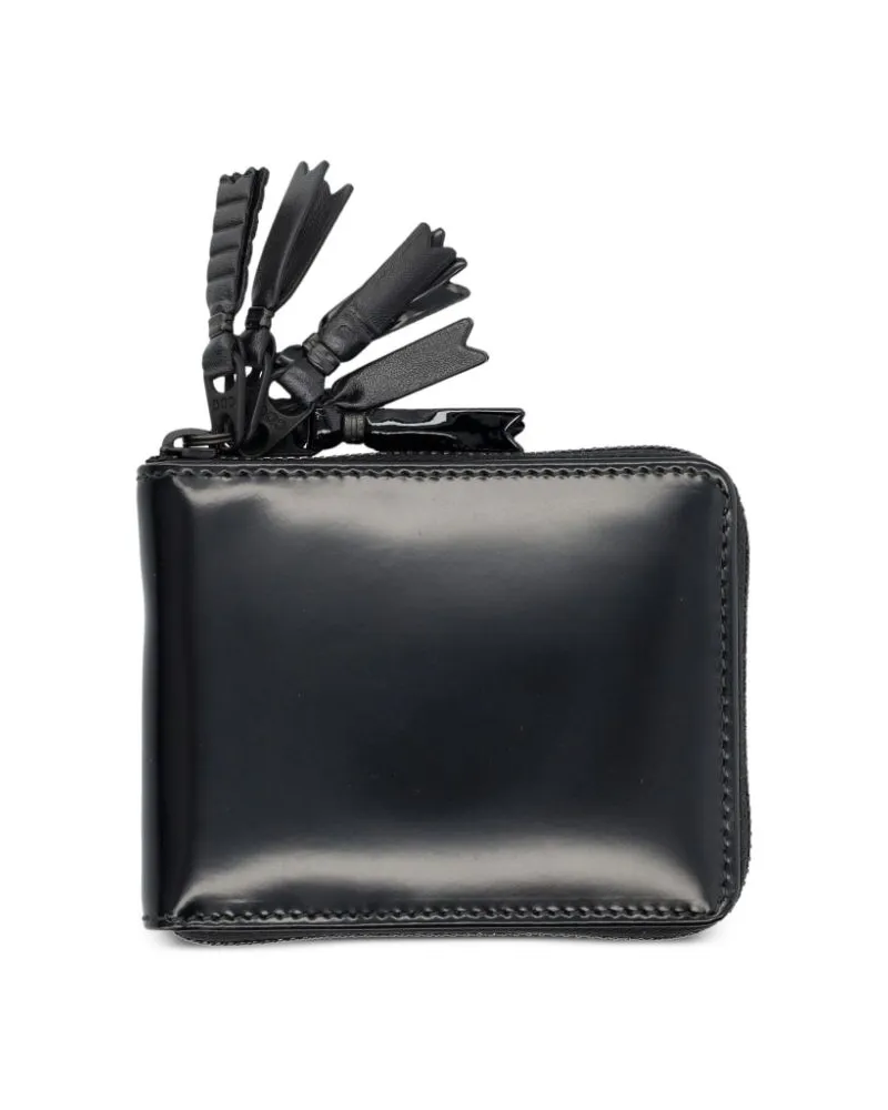 Comme des Garçons Klassisches Portemonnaie - Schwarz Schwarz