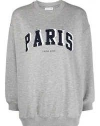 Anine Bing Paris Sweatshirt Grau