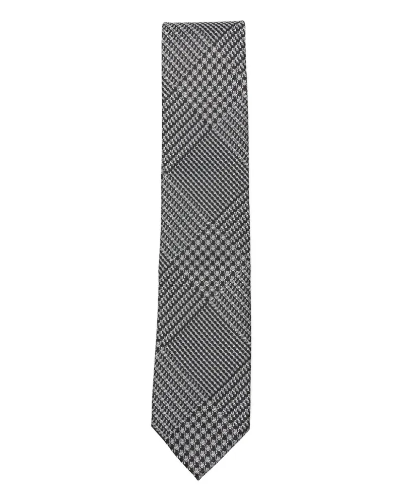 Tom Ford Karierte Krawatte - Grau Grau