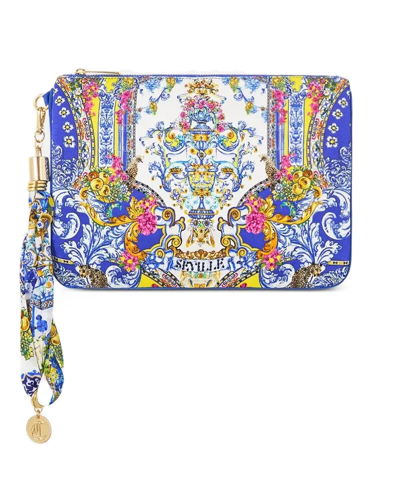 Camilla España nirvana clutch bag - Blau Blau