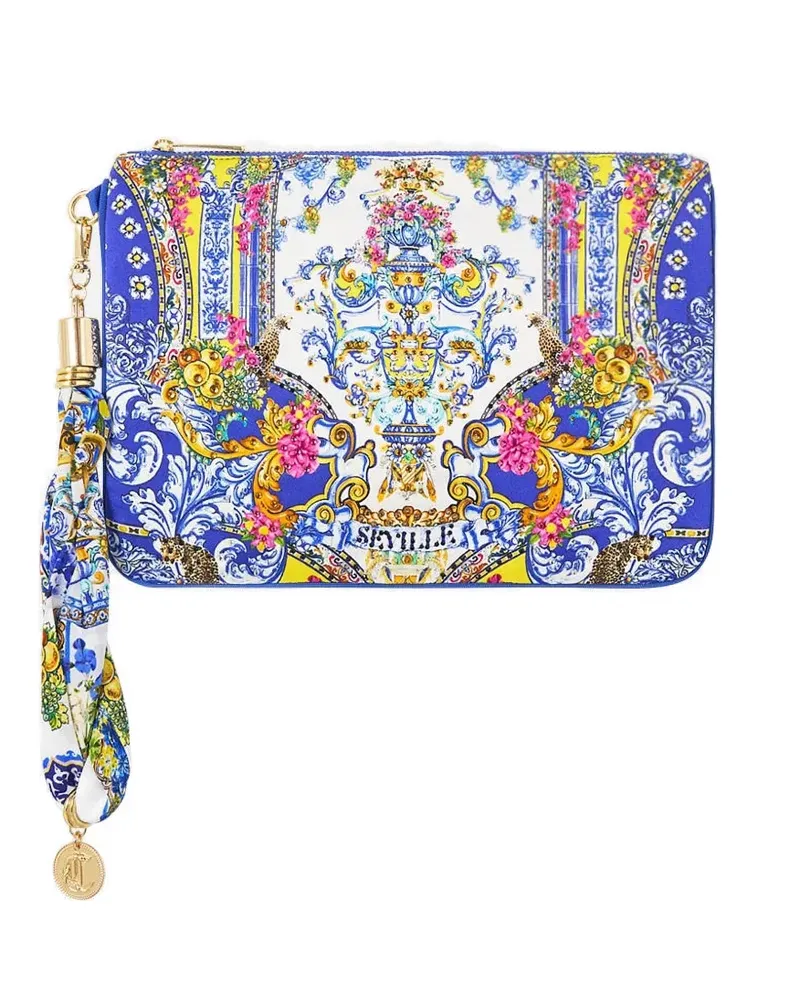 Camilla España nirvana clutch bag - Blau Blau