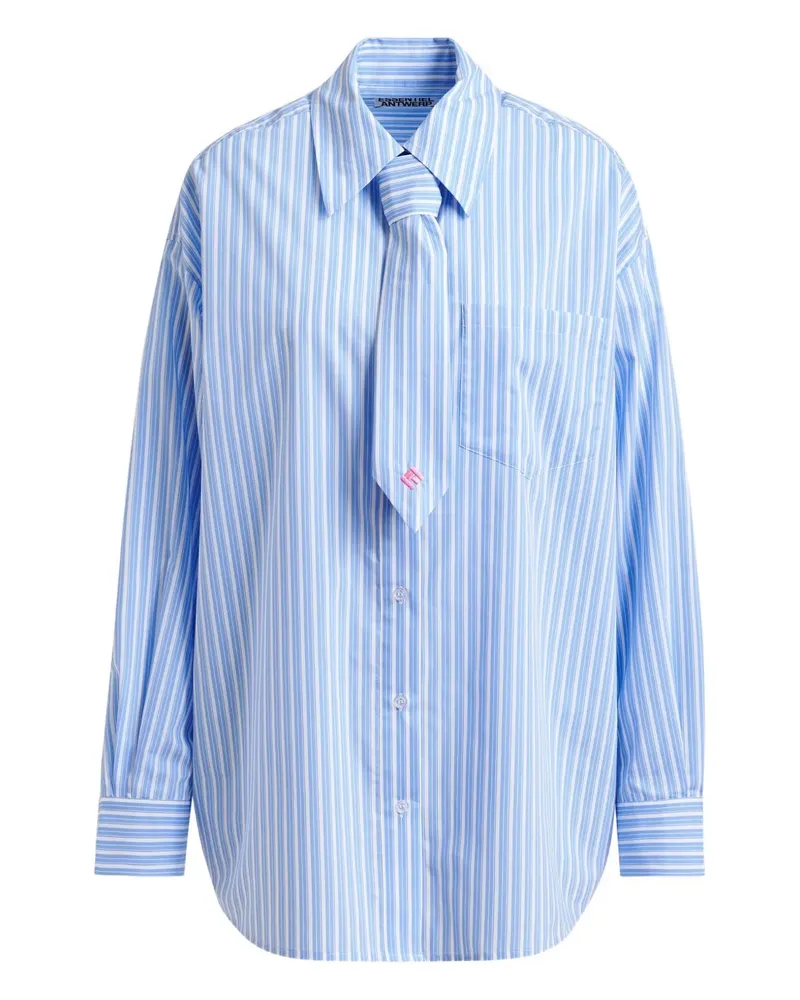 Essentiel Gestreiftes Hemd - Blau Blau
