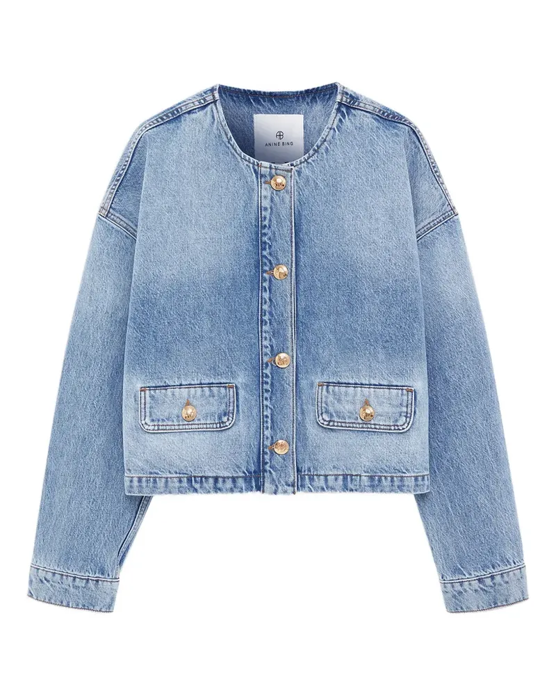 Anine Bing buttoned pocket jacket - Blau Blau