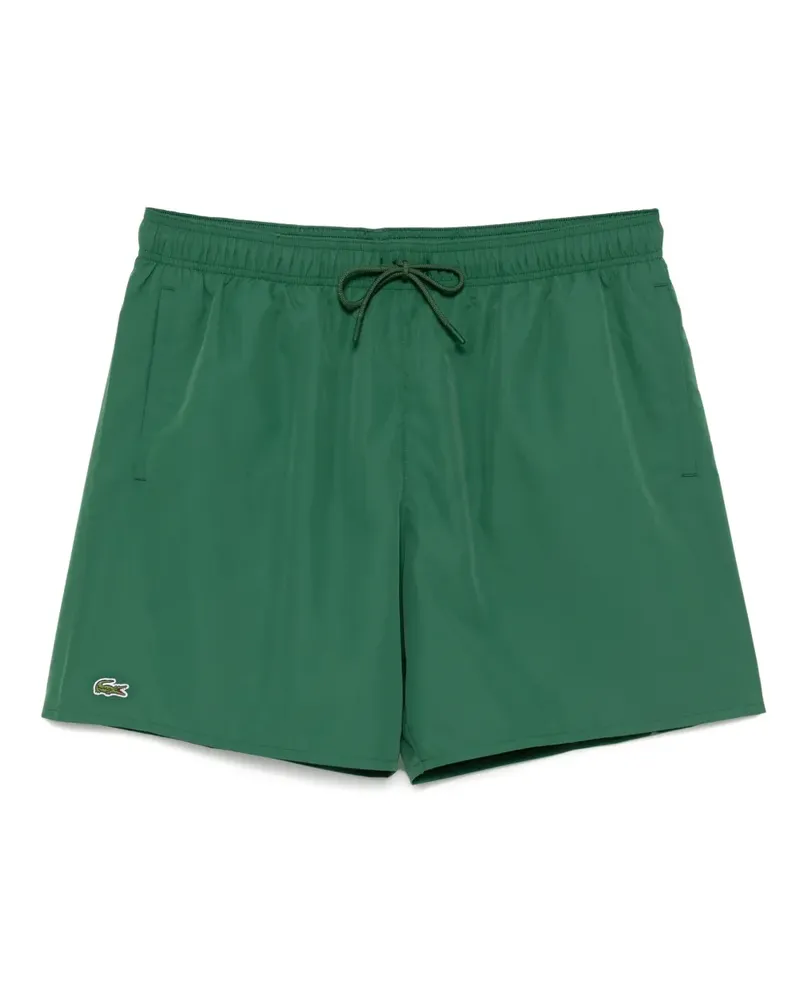 Lacoste Monochrome Badeshorts - Grün Grün