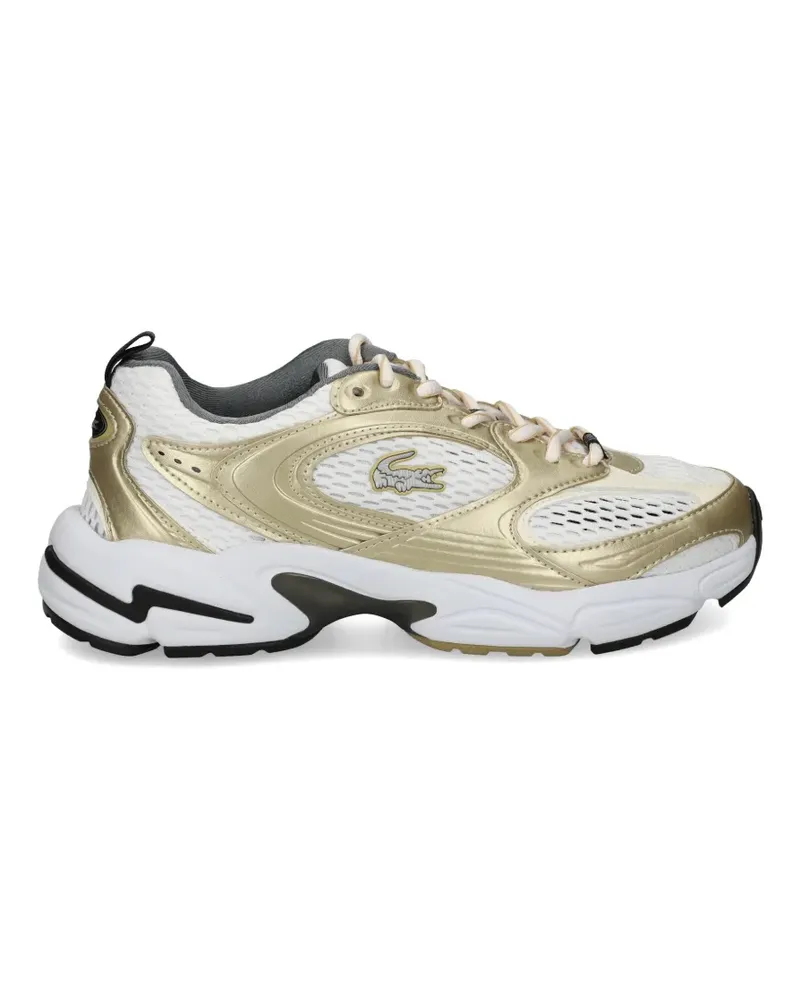 Lacoste Storm 96 2K Sneakers mit Mesh-Logo - Weiß Weiß