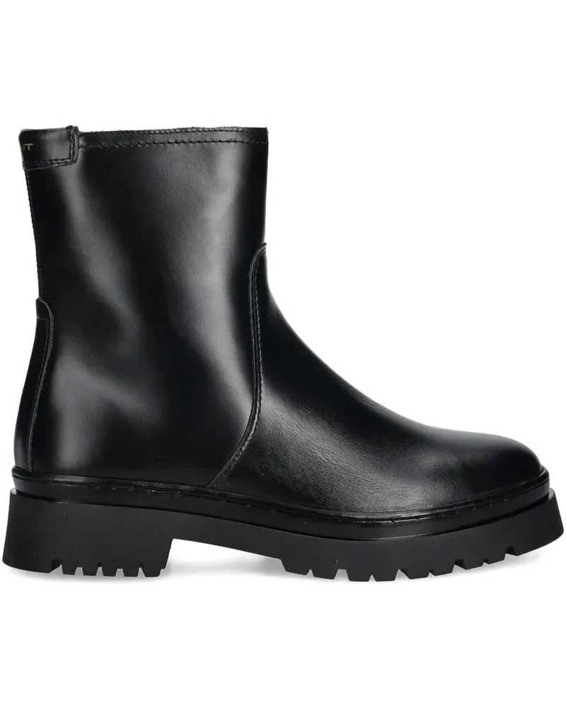 Gant zip lug-sole boots - Schwarz Schwarz