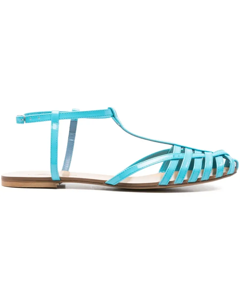 Anna F. 512 Römersandalen mit T-Riemen - Blau Blau